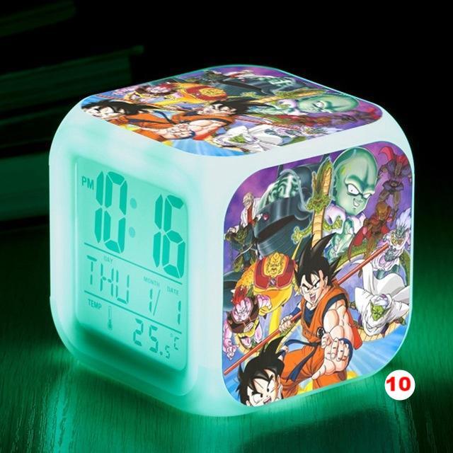 Dragon Ball Z LED Alarm Clock Kid Watch 7 color Flash Night Light Digital Clocks Action Figures - Lusy Store