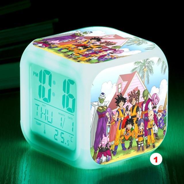 Dragon Ball Z LED Alarm Clock Kid Watch 7 color Flash Night Light Digital Clocks Action Figures - Lusy Store