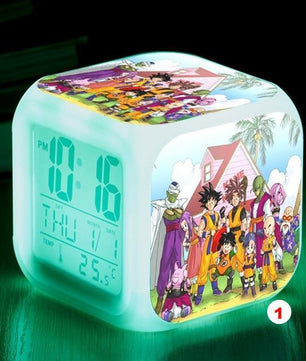 Dragon Ball Z LED Alarm Clock Kid Watch 7 color Flash Night Light Digital Clocks Action Figures - Lusy Store