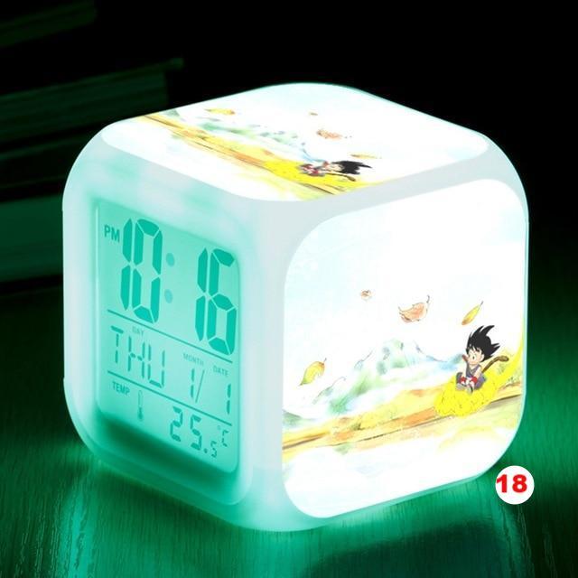 Dragon Ball Z LED Alarm Clock Kid Watch 7 color Flash Night Light Digital Clocks Action Figures - Lusy Store