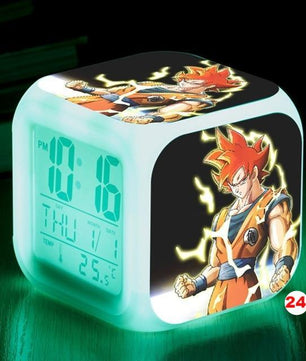 Dragon Ball Z LED Alarm Clock Kid Watch 7 color Flash Night Light Digital Clocks Action Figures - Lusy Store