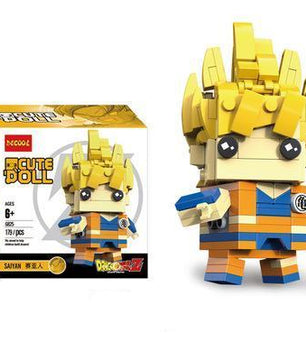 Dragon Ball Z Super Saiyan Goku Action Figure BrickHeadz legoing Building Blocks Toys For Children - Lusy Store