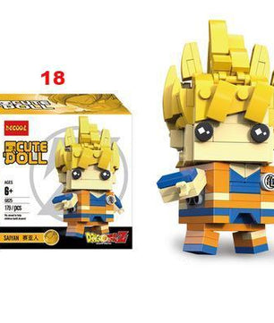 Dragon Ball Z Super Saiyan Goku Action Figure BrickHeadz legoing Building Blocks Toys For Children - Lusy Store