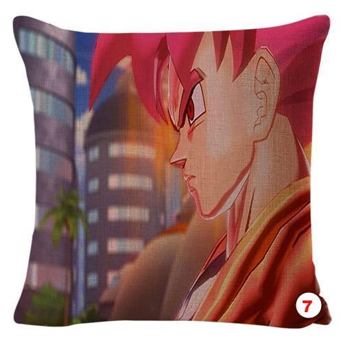 Dragon Ball Z Super Saiyan Linen Pillow Case Cushion Cover Sofa Home Decoration Pillowcases - Lusy Store