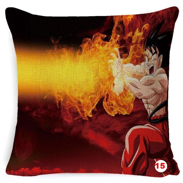 Dragon Ball Z Super Saiyan Linen Pillow Case Cushion Cover Sofa Home Decoration Pillowcases - Lusy Store