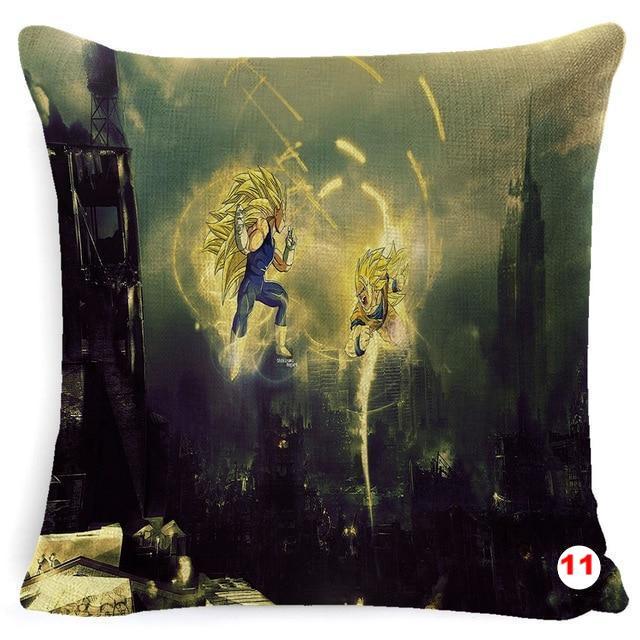 Dragon Ball Z Super Saiyan Linen Pillow Case Cushion Cover Sofa Home Decoration Pillowcases - Lusy Store