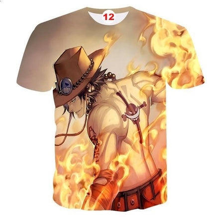 Dragon Ball Z T-shirts Mens Summer 3D Printing T Shirt Tops Tee - Lusy Store