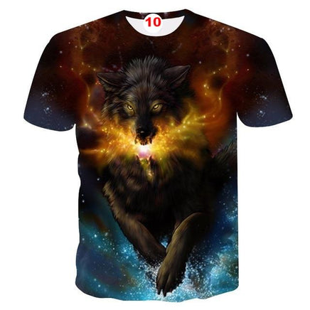 Dragon Ball Z T-shirts Mens Summer 3D Printing T Shirt Tops Tee - Lusy Store