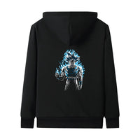 Dragon Ball Zip Hoodie dbz Goku Jacket Warm Coat Thick Lambswool Hoodies - Lusy Store LLC