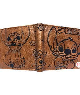 Dragonball z Logo Brown Bifold Wallet Men Card Holder - Lusy Store