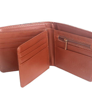Dragonball z Logo Brown Bifold Wallet Men Card Holder - Lusy Store