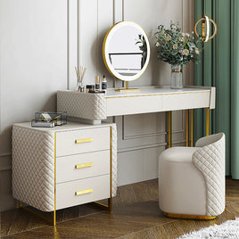 Dresser For Women Makeup Vanity Set Modern Dressing Table F429 - Lusy Store