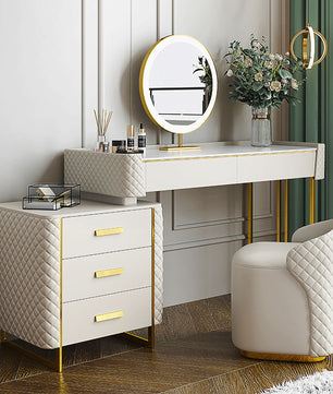 Dresser For Women Makeup Vanity Set Modern Dressing Table F429 - Lusy Store