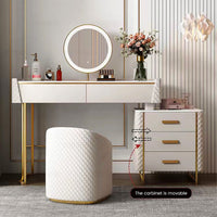Dresser For Women Makeup Vanity Set Modern Dressing Table F429 - Lusy Store
