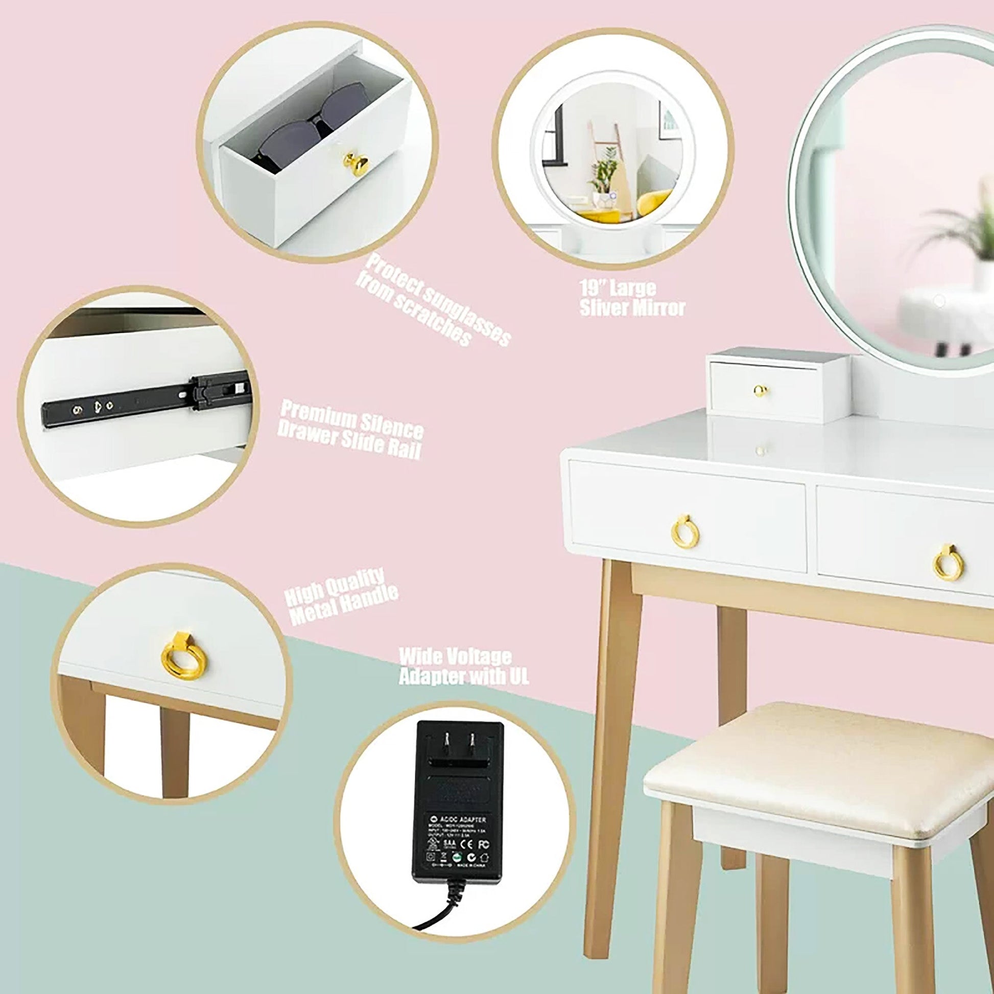 Dresser For Women Modern Simple Style Household Bedroom F422 - Lusy Store