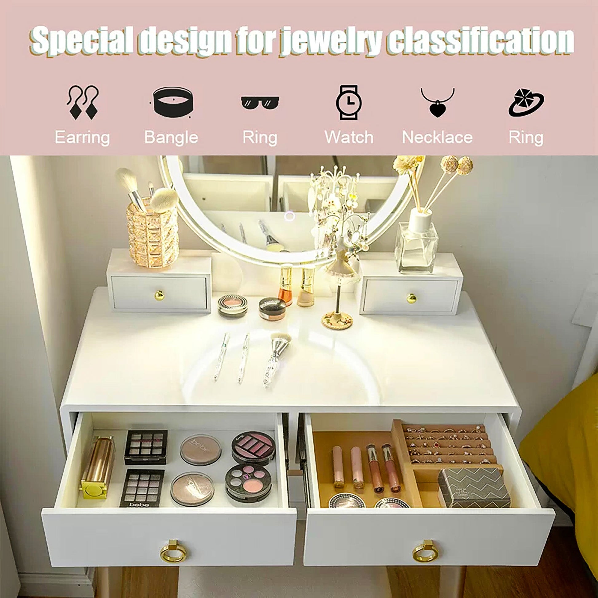 Dresser For Women Modern Simple Style Household Bedroom F422 - Lusy Store