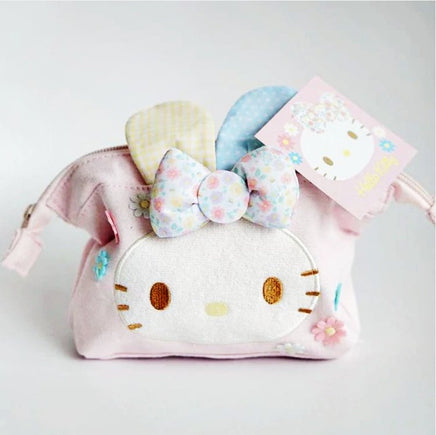 Easter My Melody Hello Kitty Cinnamoroll Pudding Dog Plush Bags Anime Purse Cosmetic Bag Girls Lover - Lusy Store