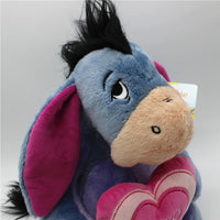 Eeyore Donkey Plush Soft Doll With Heart Lovers Gift - Lusy Store LLC