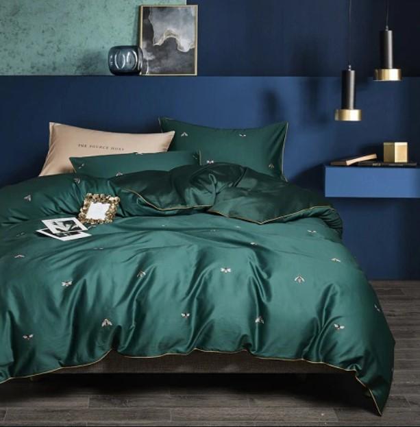 Egyptian Cotton Soft Multi Color Bedding Sets Duvet Cover Flamingo Paisley Kids Bedding Sets Twin/Queen/King Size - Lusy Store