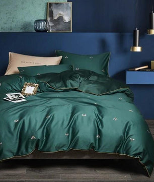 Egyptian Cotton Soft Multi Color Bedding Sets Duvet Cover Flamingo Paisley Kids Bedding Sets Twin/Queen/King Size - Lusy Store
