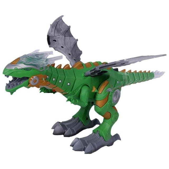 Electronic Pet Walking Dinosaur Roaring Flashing Light Sound Robot Educational - Lusy Store