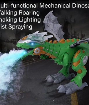 Electronic Pet Walking Dinosaur Roaring Flashing Light Sound Robot Educational - Lusy Store