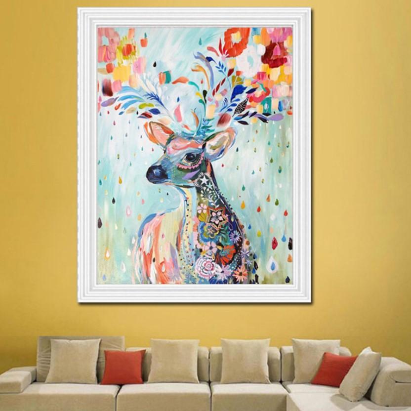 Elk Diamond Painting 5D DIY Living Room Background Wall DIY Decorative - Lusy Store