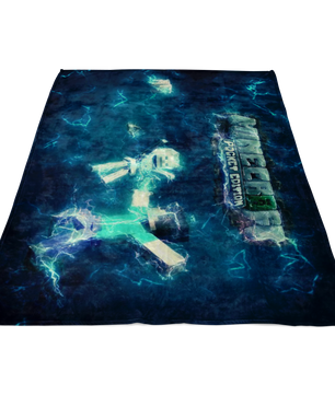 Minecraft Fleece Blanket Impulse Blue Blanket Warm And Super Comfortable Best Gift For Kids - Lusy Store