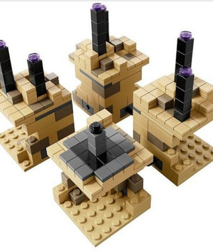 Far Lands Steve EnderDragon Iron Golem Model Brinquedos Juguetes Minecraft Toys,Baby Kids Toys - Lusy Store