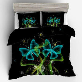 Farmhouse Bedding Set Quilt Cover Pillowcase Twin Full Queen King Size - Lusy Store