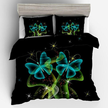 Farmhouse Bedding Set Quilt Cover Pillowcase Twin Full Queen King Size - Lusy Store