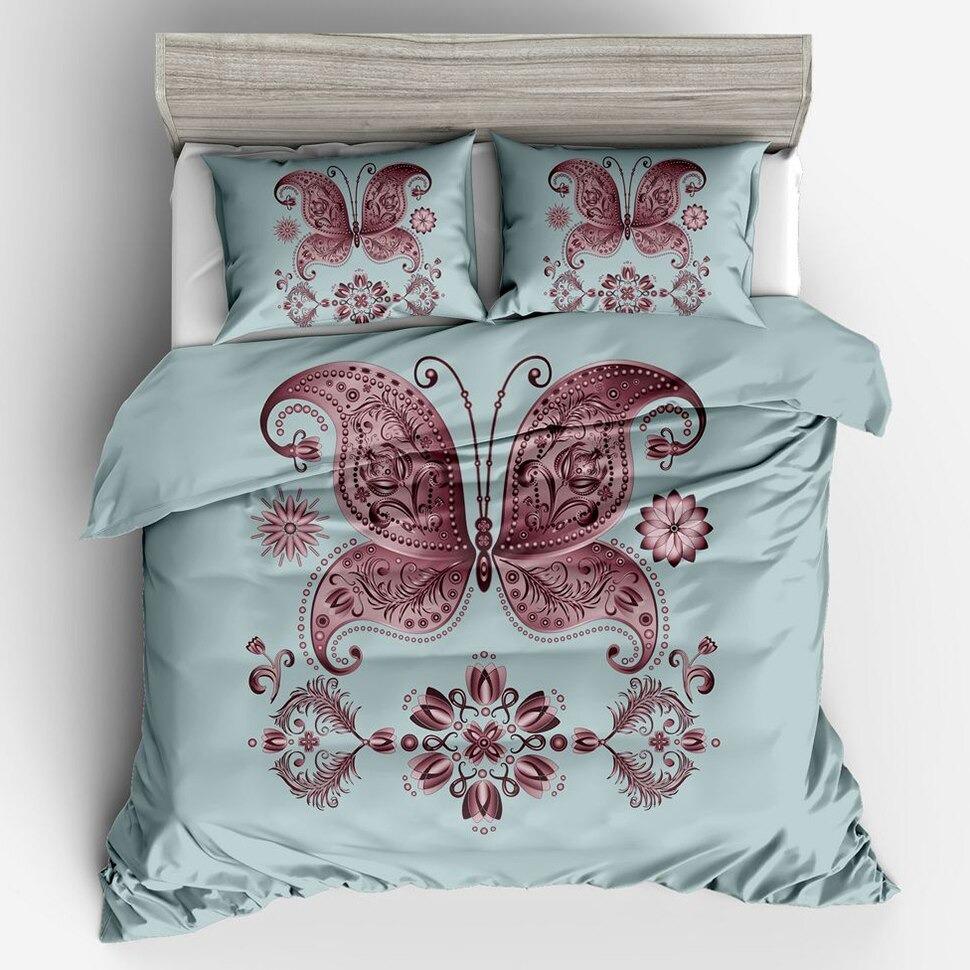 Farmhouse Bedding Set Quilt Cover Pillowcase Twin Full Queen King Size - Lusy Store