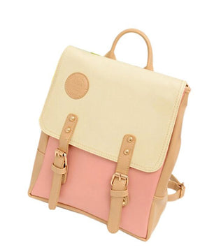 Fashion Leather Travel Shoulder Women Satchel Backpack - Lusy Store