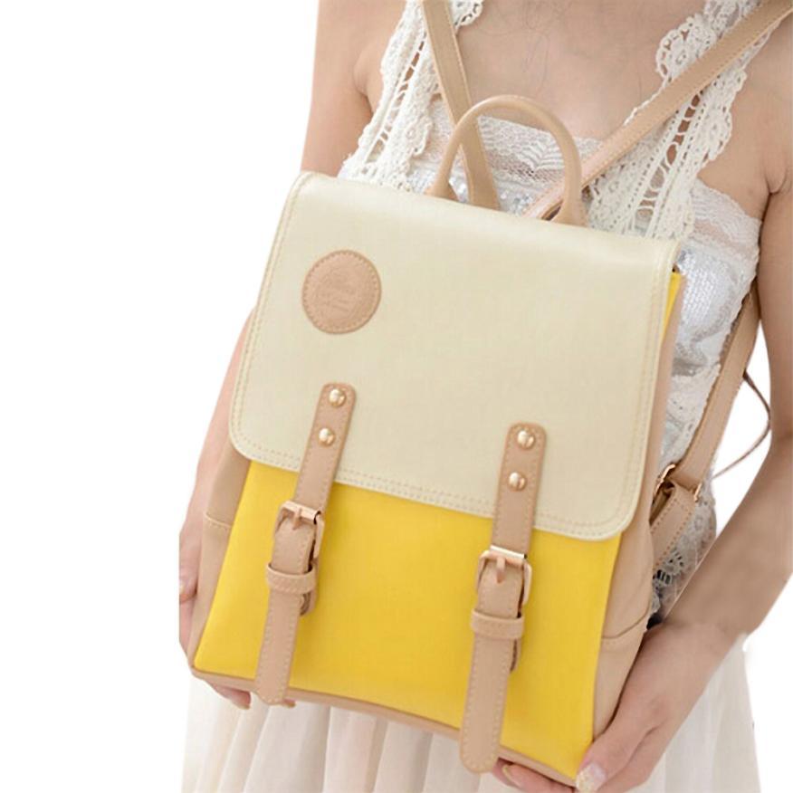 Fashion Leather Travel Shoulder Women Satchel Backpack - Lusy Store