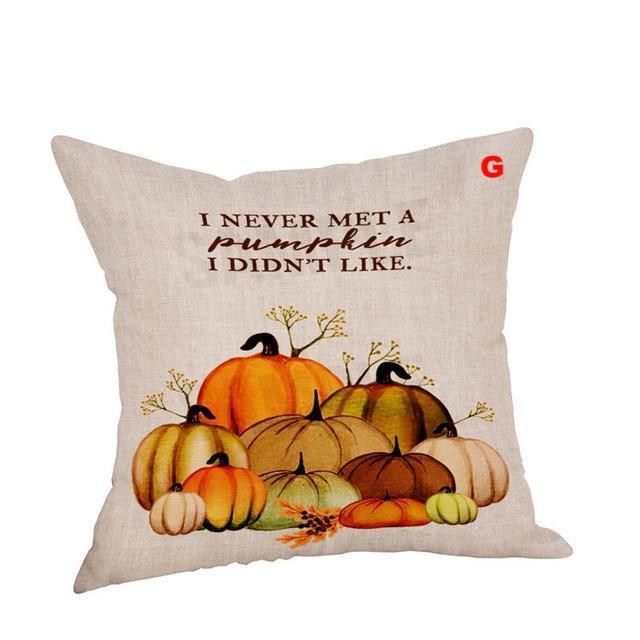 Fashional Colorful Beautiful Thanksgiving Pillow Cover 18" x 18" - Lusy Store