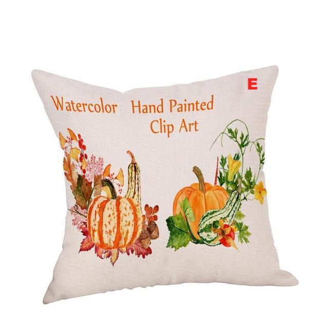 Fashional Colorful Beautiful Thanksgiving Pillow Cover 18" x 18" - Lusy Store