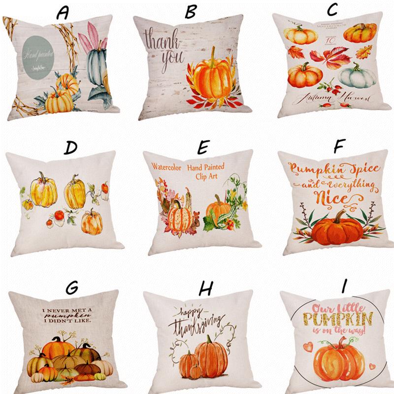 Fashional Colorful Beautiful Thanksgiving Pillow Cover 18" x 18" - Lusy Store