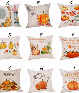 Fashional Colorful Beautiful Thanksgiving Pillow Cover 18