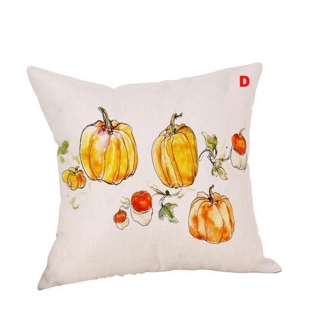 Fashional Colorful Beautiful Thanksgiving Pillow Cover 18" x 18" - Lusy Store
