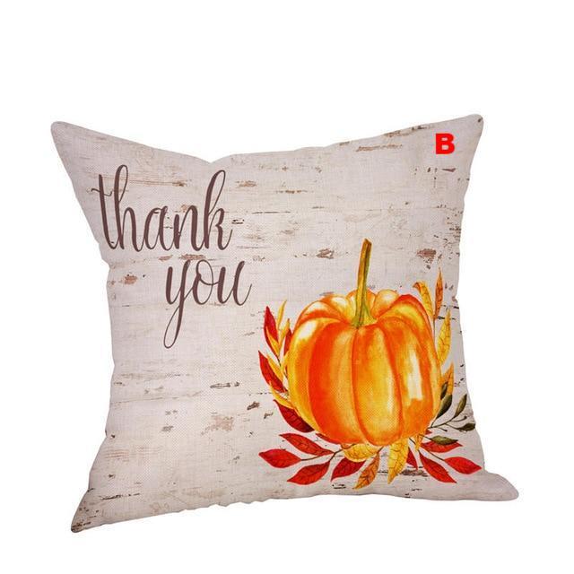 Fashional Colorful Beautiful Thanksgiving Pillow Cover 18" x 18" - Lusy Store