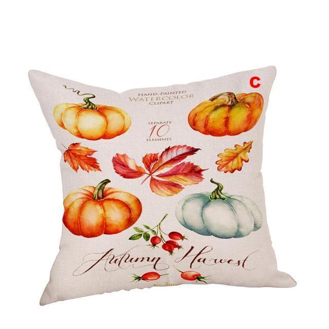Fashional Colorful Beautiful Thanksgiving Pillow Cover 18" x 18" - Lusy Store