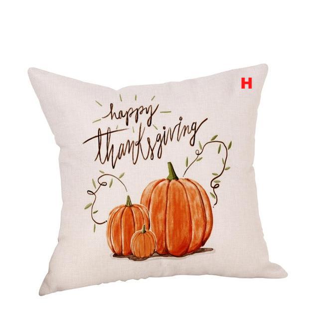 Fashional Colorful Beautiful Thanksgiving Pillow Cover 18" x 18" - Lusy Store