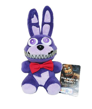 Five Nights At Freddy's 4 FNAF Nightmare Bonnie Rabbit Plush Toys Soft Stuffed Animals 18cm - Lusy Store