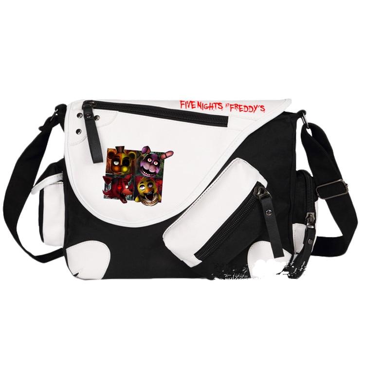 Five Nights At Freddy's Backpack FNAF Foxy Canvas Shoulder Bag - Lusy Store