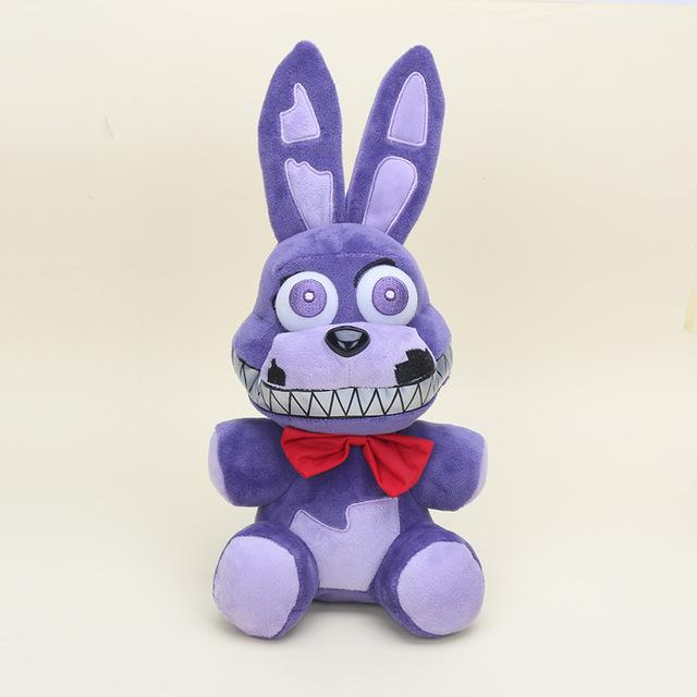 WA33N Ready Stock 25cm FNAF Nightmare Freddy Foxy Bonnie Plush Toys Five  Nights at Freddy's Soft Stuffed Animal Dolls