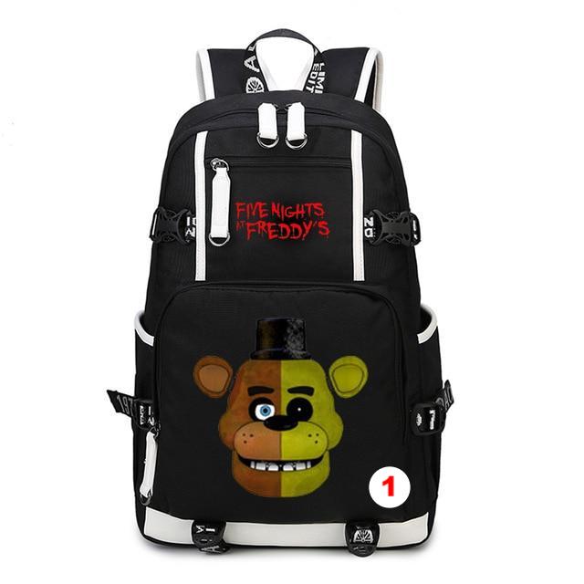 Five Nights At Freddy's Freddy Backpack Chica Foxy Bonnie FNAF Shoulder Bag Travel Bag - Lusy Store