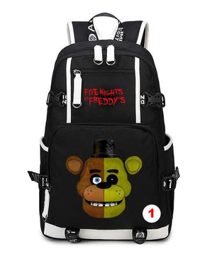 Five Nights At Freddy's Freddy Backpack Chica Foxy Bonnie FNAF Shoulder Bag Travel Bag - Lusy Store