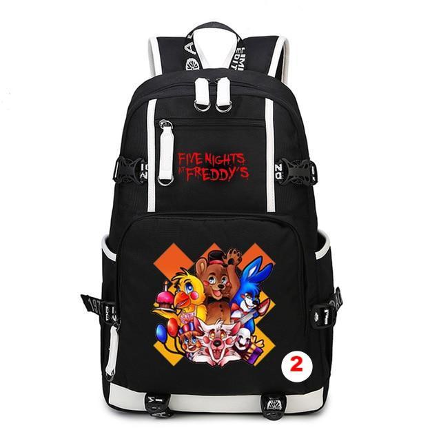 Five Nights At Freddy's Freddy Backpack Chica Foxy Bonnie FNAF Shoulder Bag Travel Bag - Lusy Store