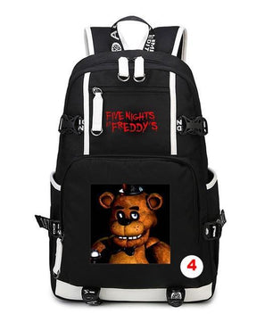 Five Nights At Freddy's Freddy Backpack Chica Foxy Bonnie FNAF Shoulder Bag Travel Bag - Lusy Store