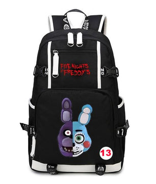 Five Nights At Freddy's Freddy Backpack Chica Foxy Bonnie FNAF Shoulder Bag Travel Bag - Lusy Store